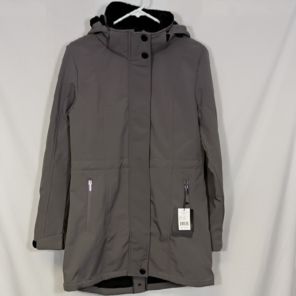 NWT Boulder Gear Volcanic Glass Cascade Long Softshell Winter Jacket Women Sz Sm